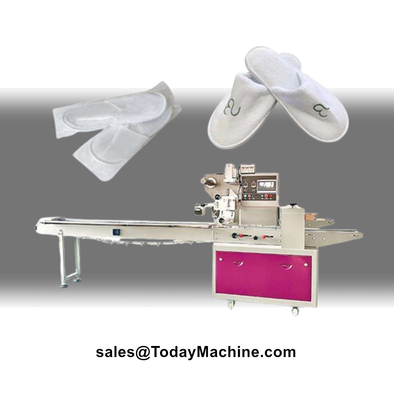 Food Snacks Candy - Horizontale kussenverpakkingsmachine voor voedsel, brood, snoep,