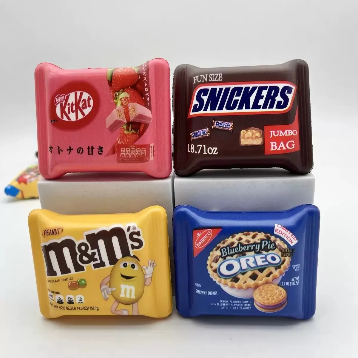 Food Snacks Online - Langzaam terugkerend elastisch mini-snackzakje in doosje,