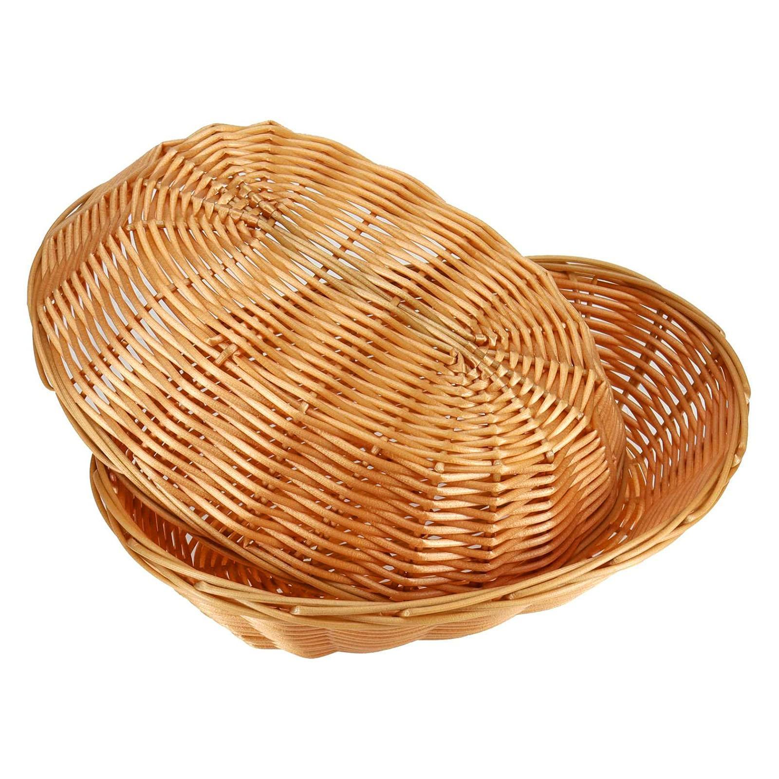 Snacks Food Gift Baskets - 10x Voedselopbergmanden Decoratieve Schaal Kleine Groentenmand