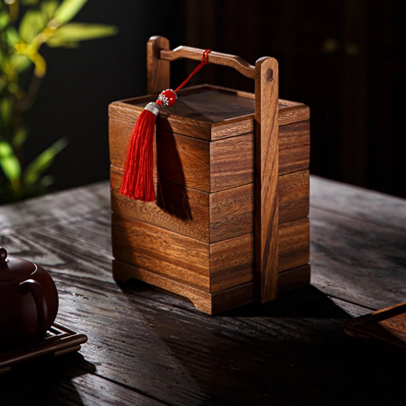 Snacks Food Gift Baskets - Japanse stijl minimalistische voedselbox, meerlaags stapelbaar
