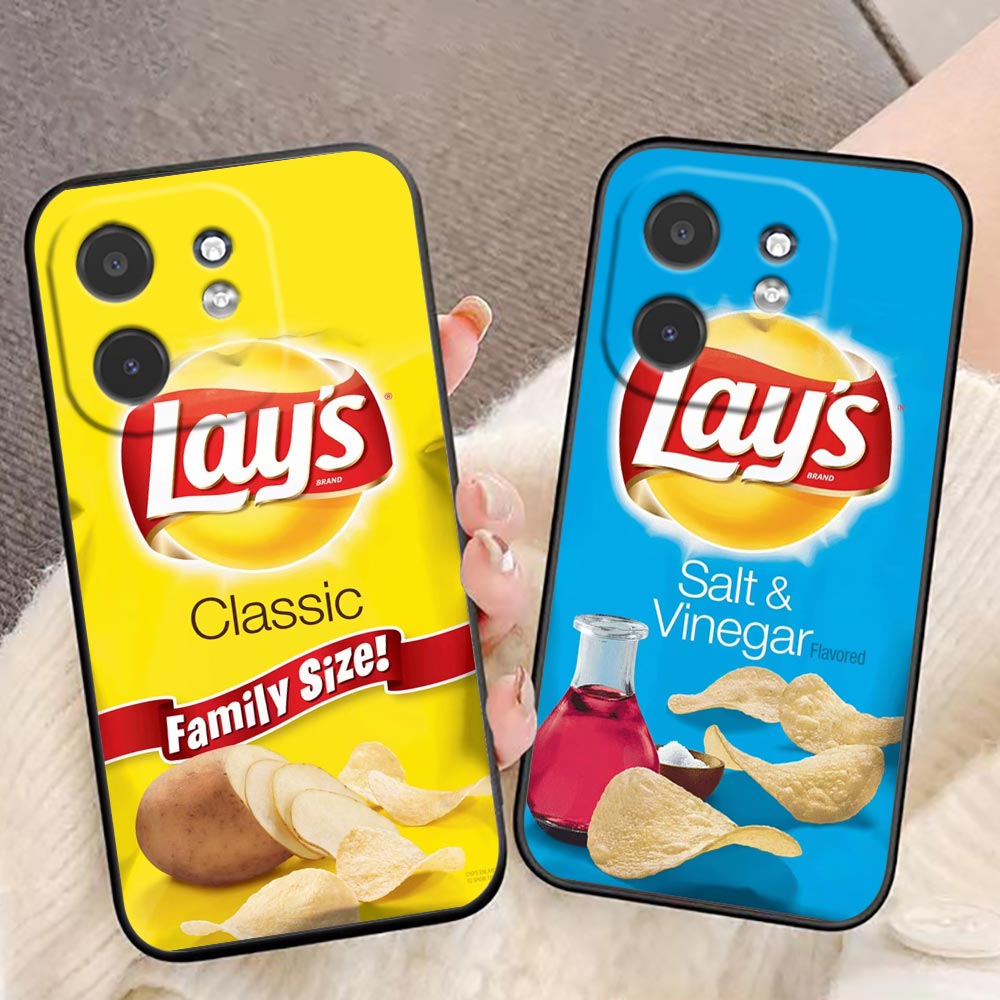 Food Snacks Logos - Snack Food Potato L-Lay'S telefoonhoesje voor