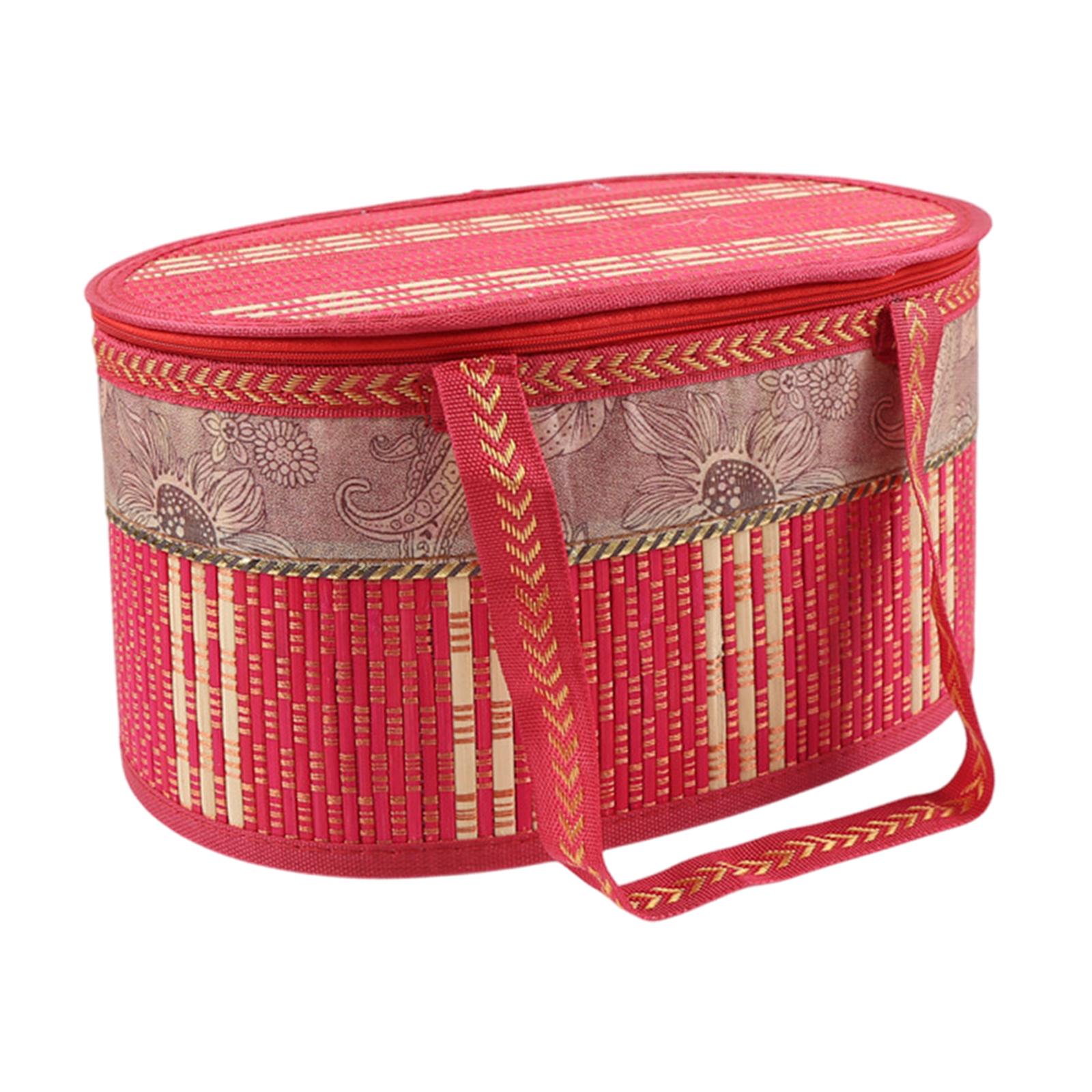 Snacks Food Gift Baskets - Opvouwbare bamboe mand voor voedselopslag, picknick,