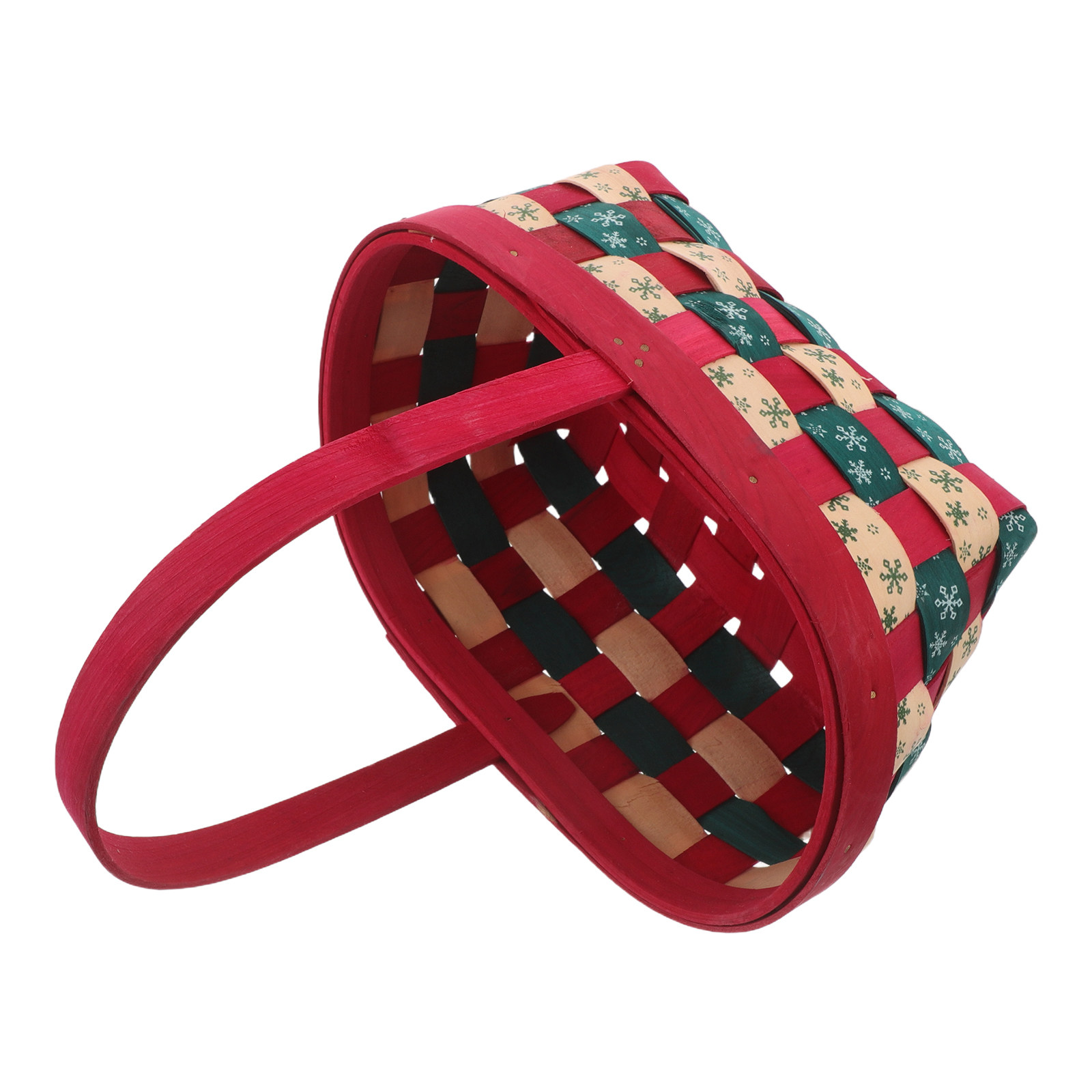 Snacks Food Gift Baskets - Kerstmand Cadeaumanden Cadeauhouder Snack Houten Familie