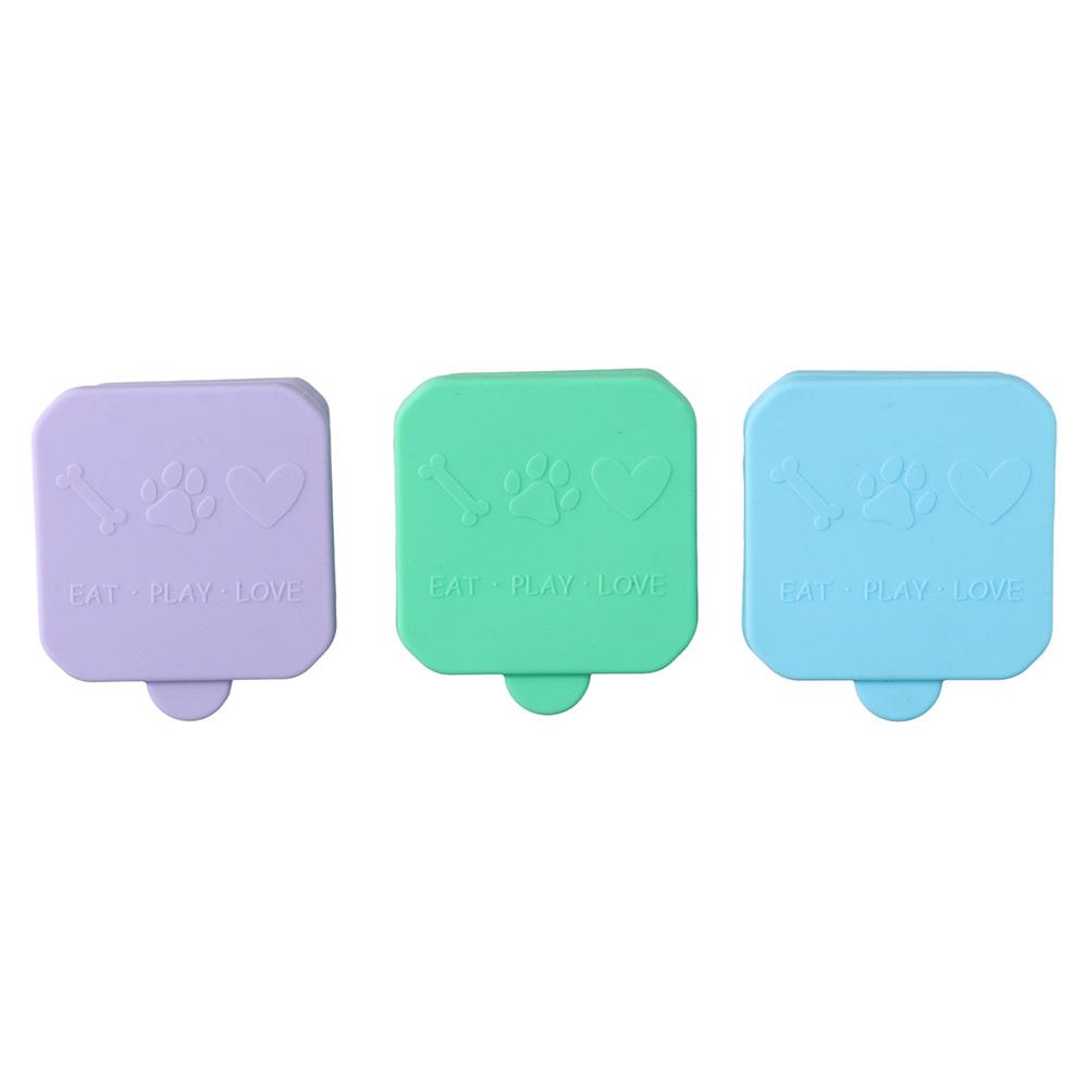 Food Snacks Distribution - 1/3 stuks Herbruikbare Siliconen Voedselverdeelbox Rood/Roze/Paars/Groen/Oranje/Blauw