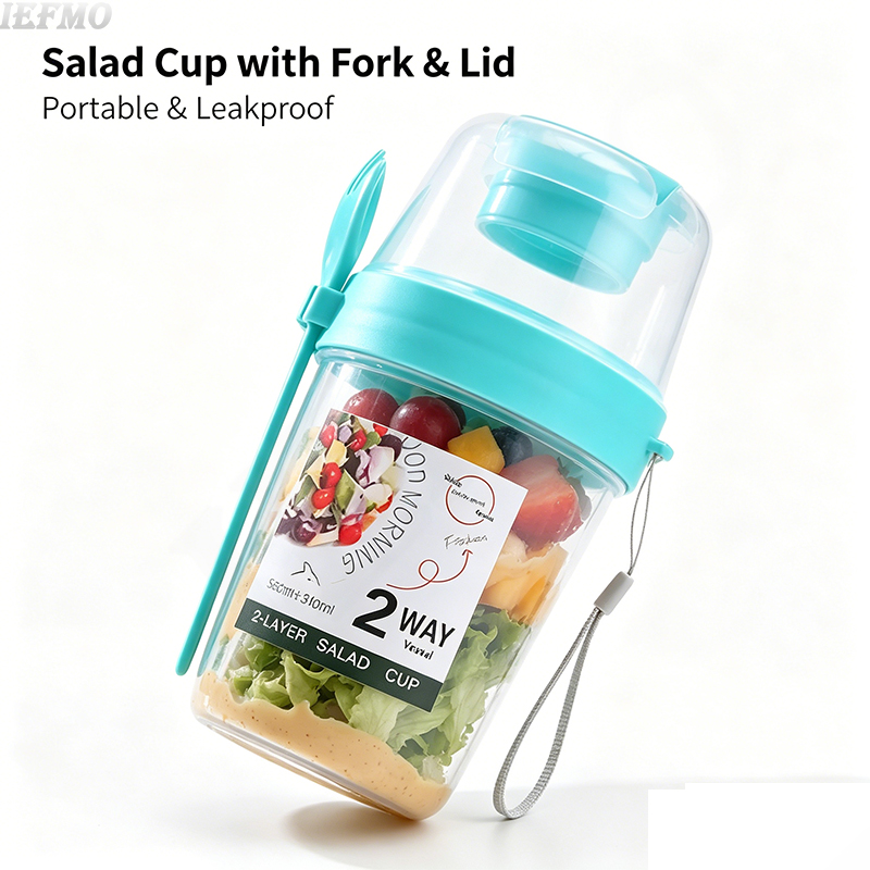 Saladeschaalset voor onderweg  - Food Snacks For Weight Loss recensie en prijs