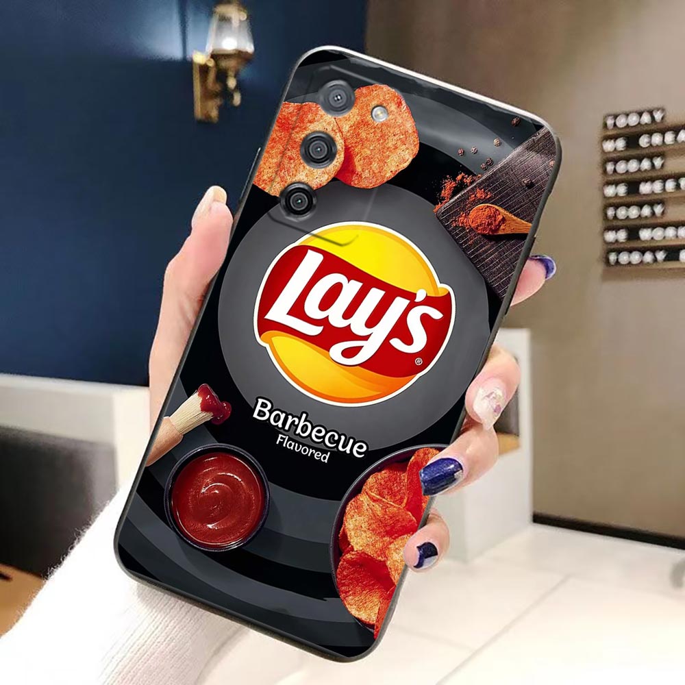 Telefoonhoesje voor OPPO A5X A - Food Snacks Logos recensie en prijs