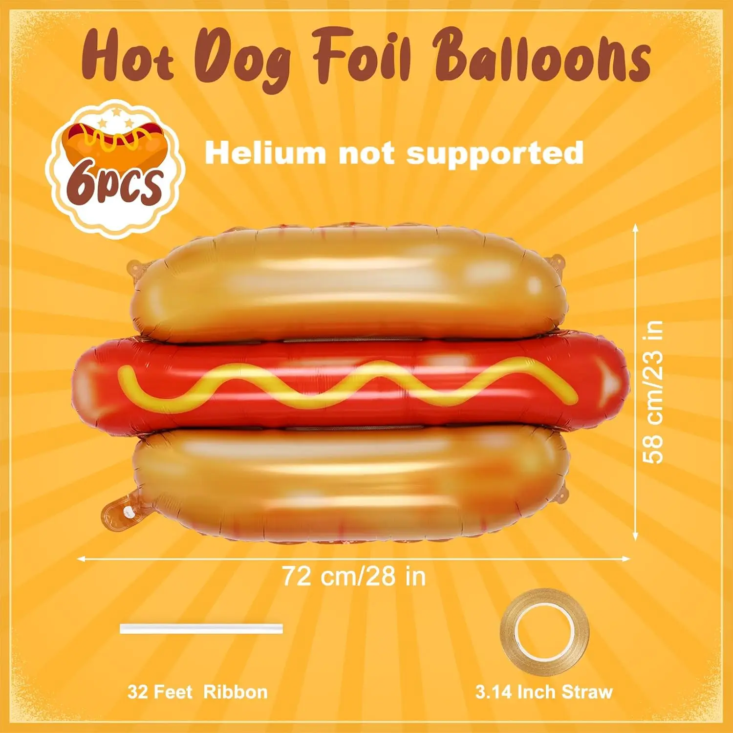 6 stuks gigantische hotdogball - Food Giant Snacks recensie en prijs
