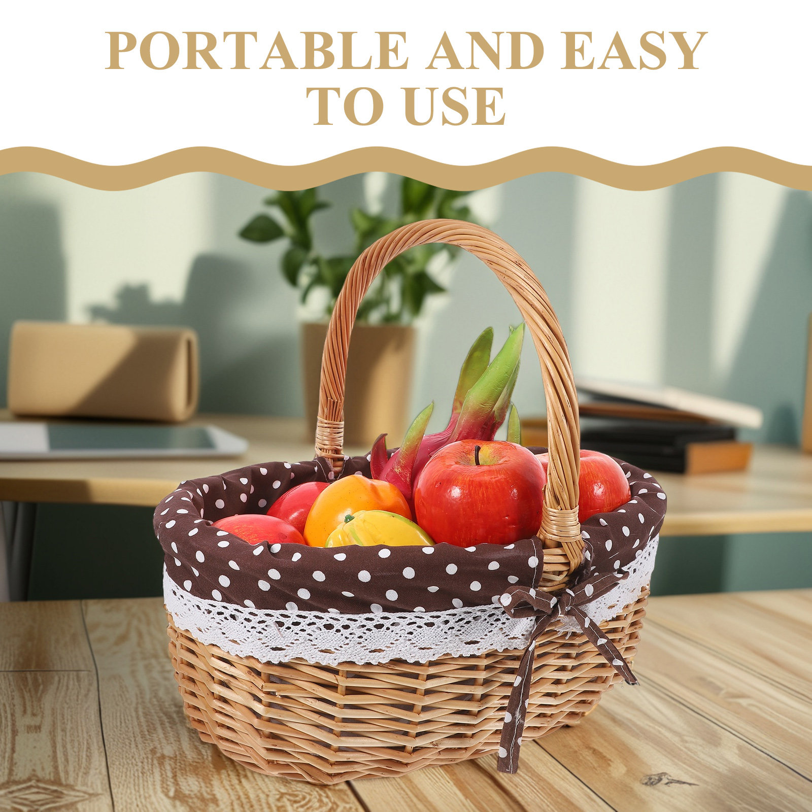Handgemaakte rieten opbergmand - Snacks Food Gift Baskets recensie en prijs