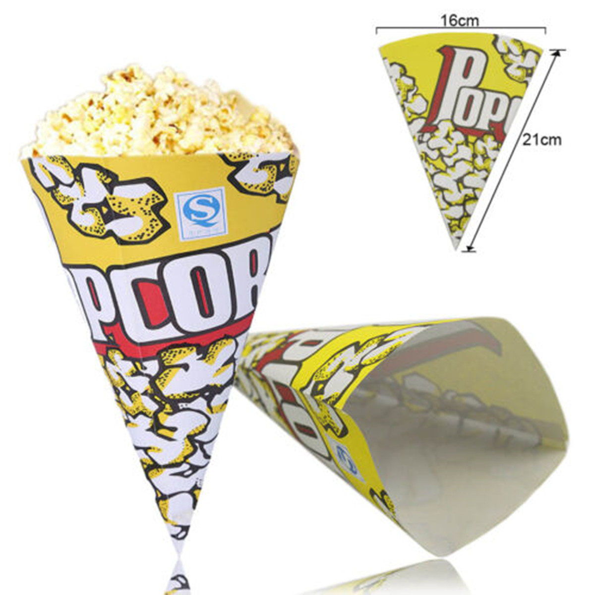 100 stuks papieren popcornzakj - Food Snacks Candy recensie en prijs