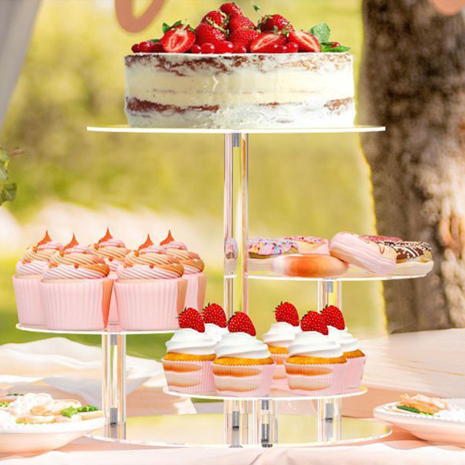 Cupcake Houder Stand Acryl 4-T - Food Snacks Candy recensie en prijs