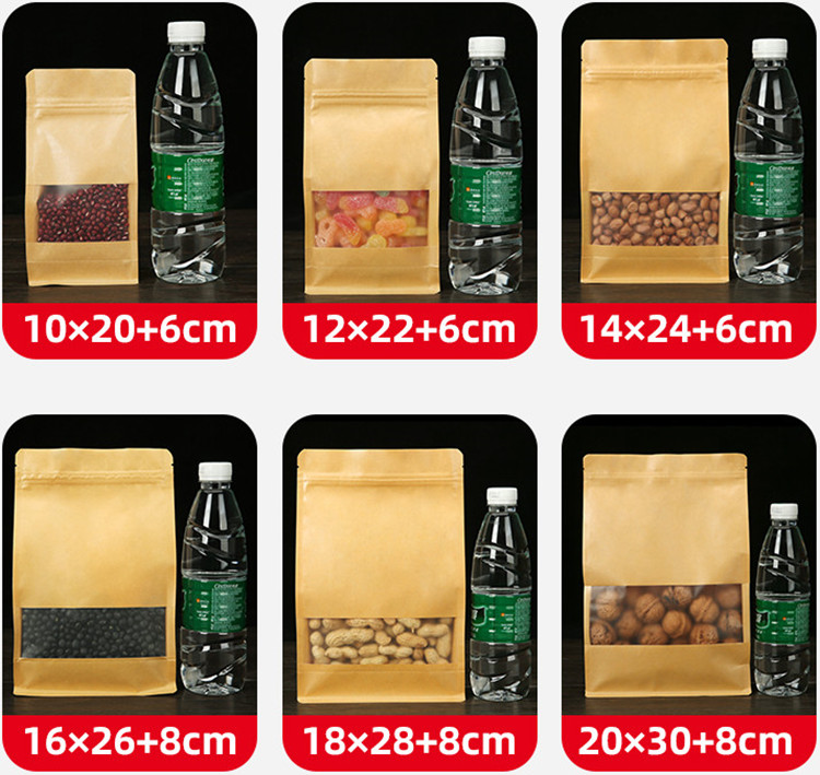 50 stuks 3D staande kraftpapie - Food Snacks Logos recensie en prijs
