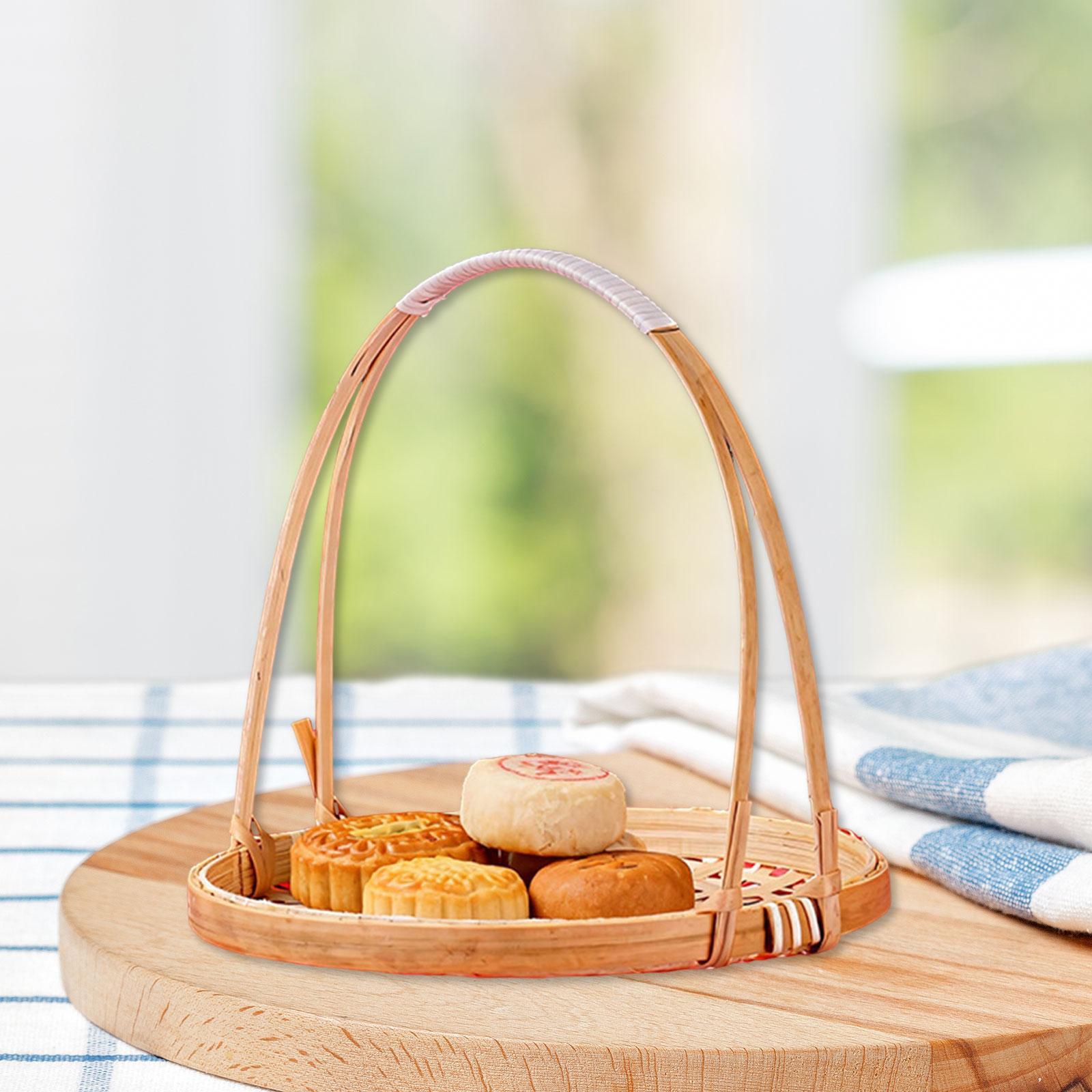 Geweven bamboe snackstandaard, - Snacks Food Gift Baskets recensie en prijs
