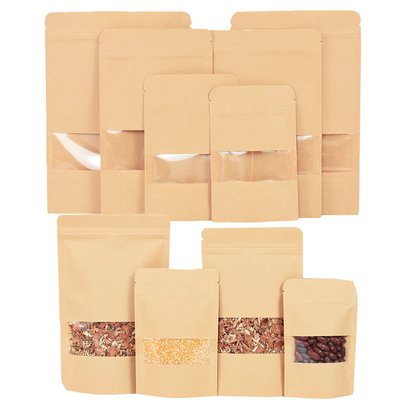 20/50 Stuks Kraftpapier Zip Lo - Food Snacks Candy recensie en prijs