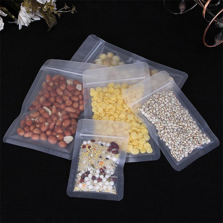 100 STKS Frosted Plastic Ziplo - Food Snacks Logos recensie en prijs