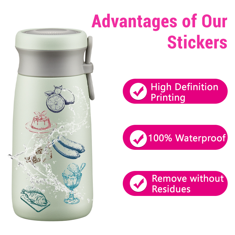 50 STKS Retro Voedselstickers  - Yummy Food Snacks recensie en prijs