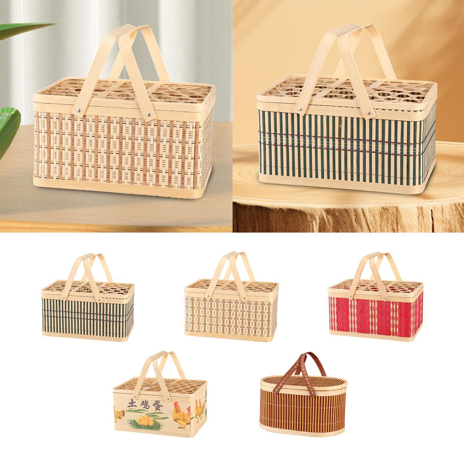 Bloemenmand Draagbare mand voo - Snacks Food Gift Baskets recensie en prijs