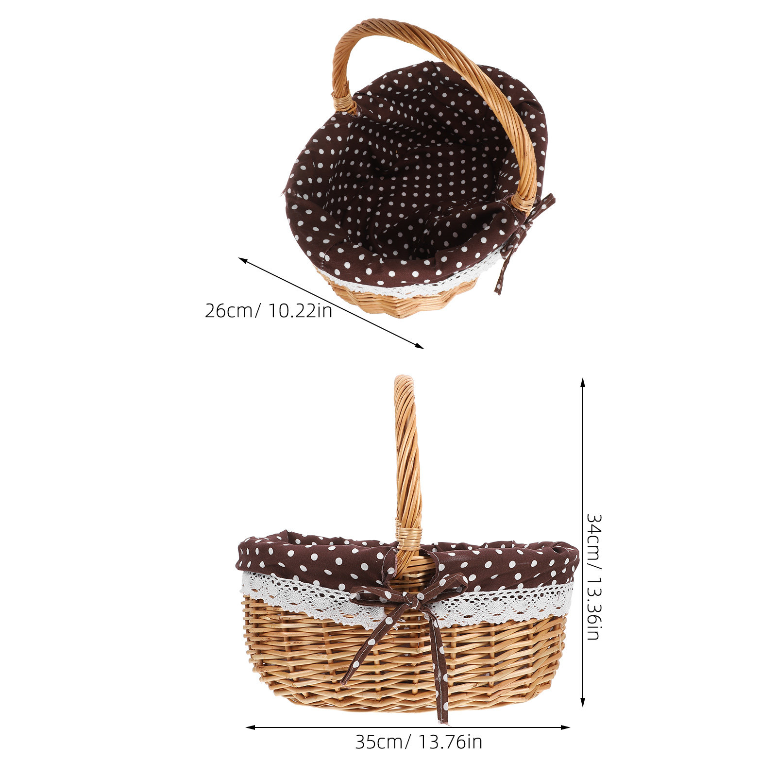 Natuurlijke rieten fruitmand,  - Snacks Food Gift Baskets recensie en prijs