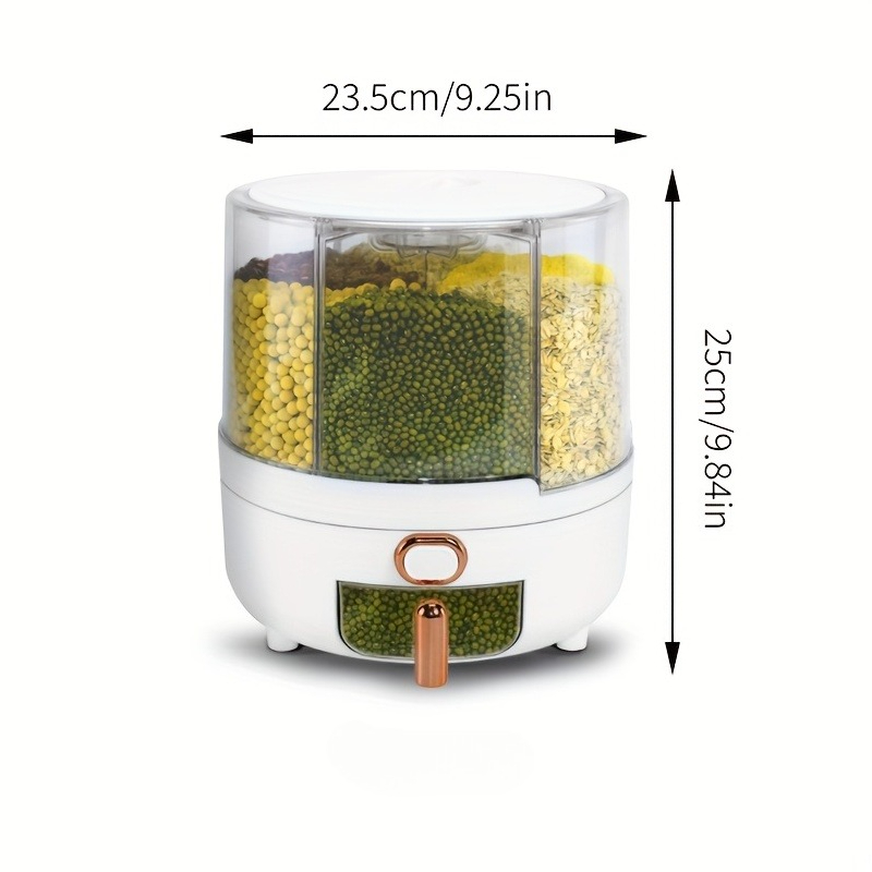 6-compartimenten 360 °   Draai - Food Snacks Candy recensie en prijs