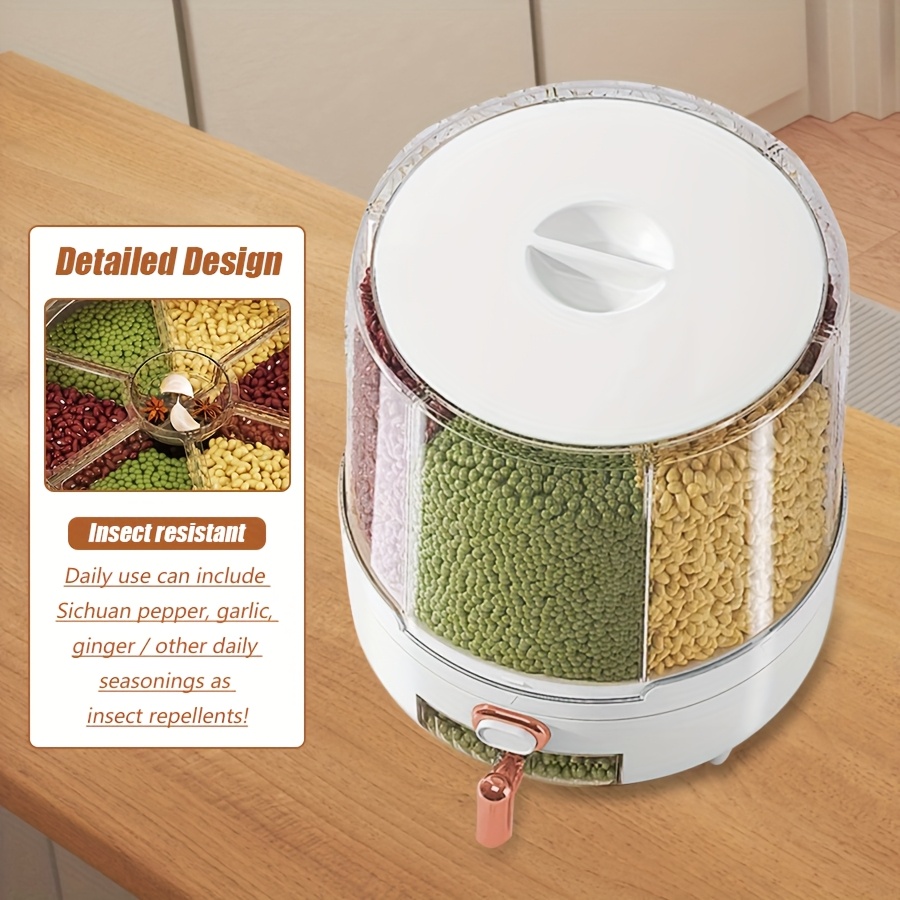 6-compartimenten 360 °   Draai - Food Snacks Candy recensie en prijs